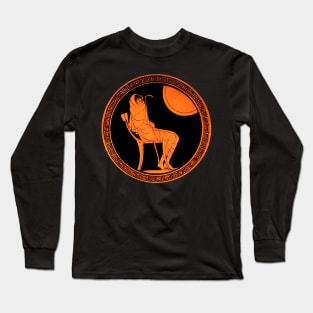 Achilles Mourning Attic kylix Long Sleeve T-Shirt